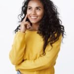 Gathered knitted t-shirt