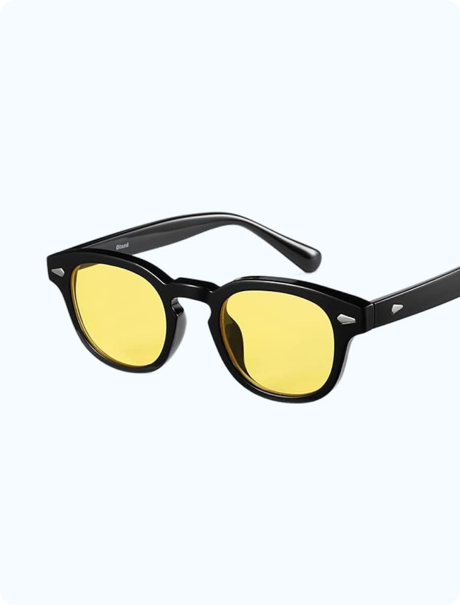 Round Style Tinted Sunglasses